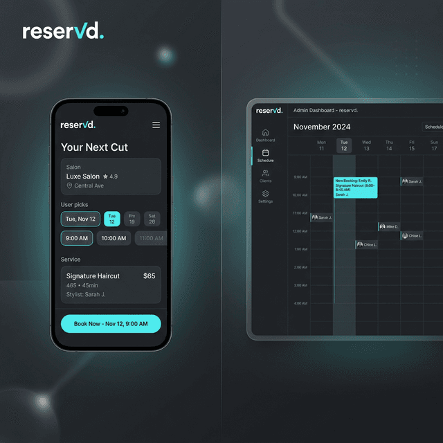Reservd Platform Demo